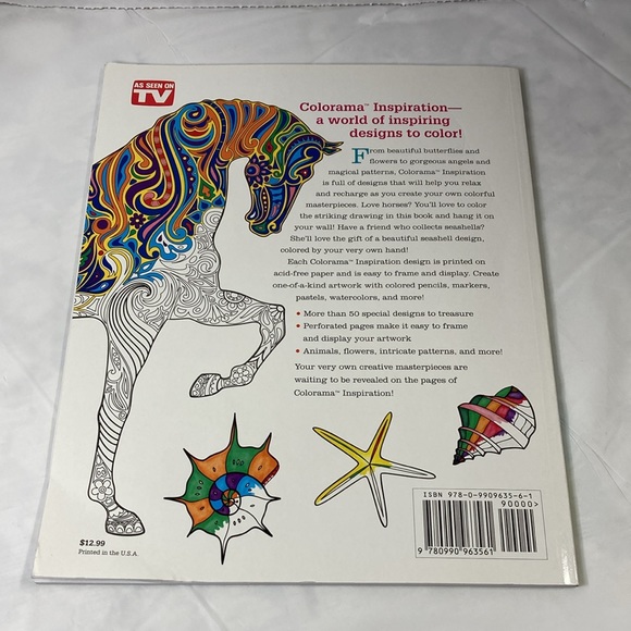 Colorama Art Books Lot of 2 Decorations & Inspiration Create Relax & Recharge - Picture 5 of 11